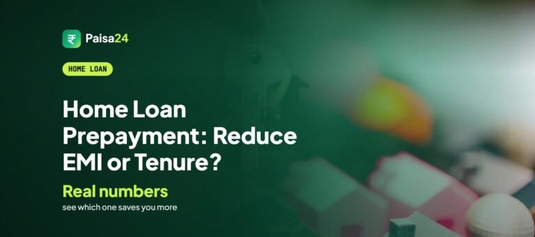 Home Loan Prepayment: Reduce EMI or Tenure? – Home Loan Prepayment: Reduce EMI or Tenure? – Hand holding house keys over miniature houses